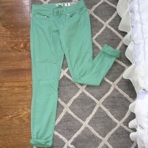 Green pants